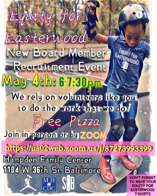 Skatepark of Baltimore - Board Recruitment Meeting